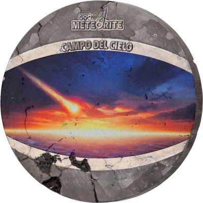 Niue Island CAMPO DEL CIELO $1 GENUINE Meteorite Coin 2020 1 oz